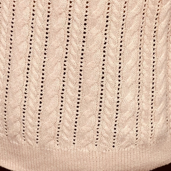 AMERICAN EAGLE 🦅 Pink Cable Knit Women’s Sweater XS - Picture 2 of 11